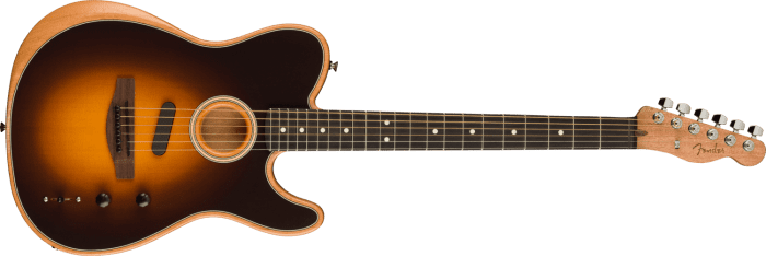 Fender Acoustasonic Player Telecaster, Rosewood Fingerboard, Shadow Burst