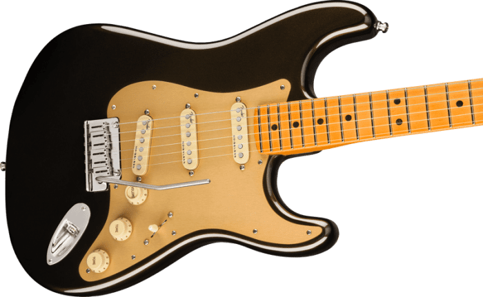 Fender American Ultra Stratocaster, Maple Fingerboard, Texas Tea