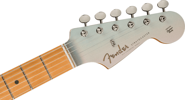 Fender H.E.R. Stratocaster, Maple Fingerboard, Chrome Glow
