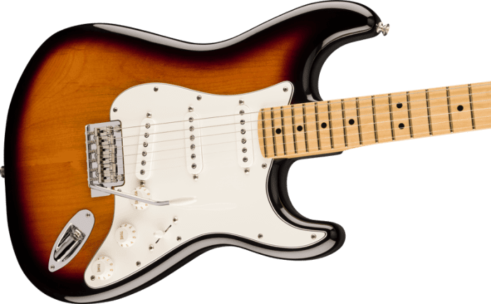 Fender Plyr Strat Mn 2Ts Player Stratocaster, Maple Fingerboard, Anniversary 2-Color Sunburst