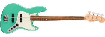 Fender Player Jazz Bass, Pau Ferro Fingerboard, Sea Foam Green