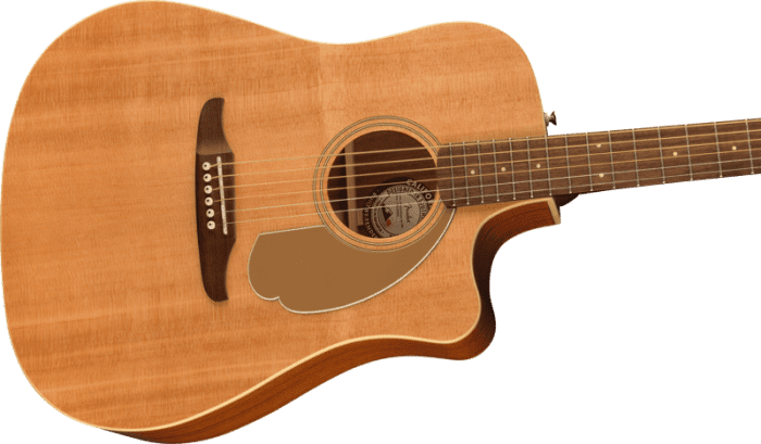 Fender Redondo Player, Walnut Fingerboard, Gold Pickguard, Natural