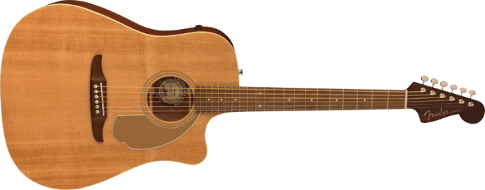 Fender Redondo Player, Walnut Fingerboard, Gold Pickguard, Natural