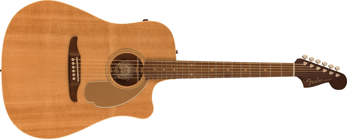 Fender Redondo Player, Walnut Fingerboard, Gold Pickguard, Natural