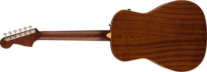 Fender Malibu Player, Walnut Fingerboard, White Pickguard, Fiesta Red