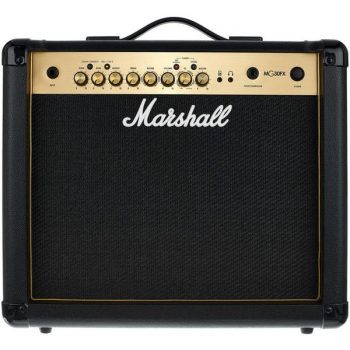 Marshall MG30GFX 30W Black and gold Prog. Guitar Combo with Reverb & Digital Effects