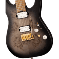 Charvel ProMod DK24 HH 2PT CM Poplar Burl Candy Apple Redamelized MN Transpare