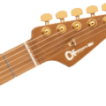 Charvel ProMod DK24 HH 2PT CM Poplar Burl Candy Apple Redamelized MN Transpare