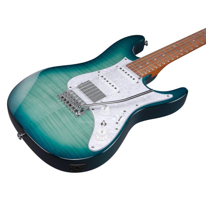 Ibanez AZ22S1F-TXB AZ Standard, Transparent Turquoise Burst - B-stock
