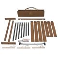 Meinl SBTSETCHA Sound Bath Tube Chimes Chakra Set, 7 Pcs.