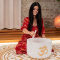 Meinl PCSB16OM Planetary Tuned Crystal Singing Bowl 16", OM