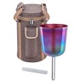 Meinl ESOLCSB417 Essence Solfeggio Crystal Singing Bowl RE 417 Hz