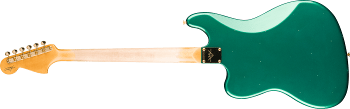 Fender 1966 Bass VI Journeyman Relic with Gold Closet Classic Hardware, Rosewood Fingerboard, Aged British Racing Green