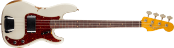 Fender 1960 Precision Bass Relic, Rosewood Fingerboard, Super Faded Aged Olympic White