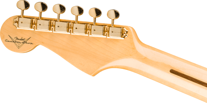 Fender 1955 Stratocaster DLX Closet Classic, 1-Piece Maple Neck, Faded Aged Dirty White Blonde