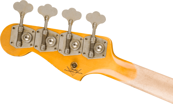 Fender 1960 Precision Bass Relic, Rosewood Fingerboard, Super Faded Aged Charcoal Frost Metallic