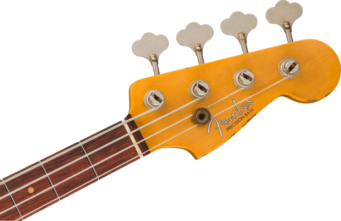 Fender 1960 Precision Bass Relic, Rosewood Fingerboard, Super Faded Aged Charcoal Frost Metallic