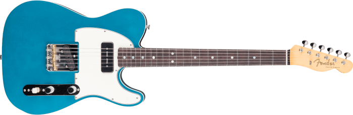 Fender Limited Edition Custom Double Esquire DLX Closet Classic, Rosewood Fingerboard, Aged Ocean Turquoise