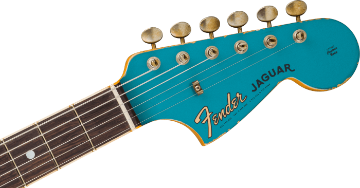 Fender 1965 Jaguar Heavy Relic, Rosewood Fingerboard, Faded Ocean Turquoise