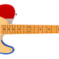 Fender Limited Edition Buck Owens Telecaster, Maple Fingerboard, Red, Silver and Blue Sparkle