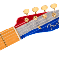 Fender Limited Edition Buck Owens Telecaster, Maple Fingerboard, Red, Silver and Blue Sparkle