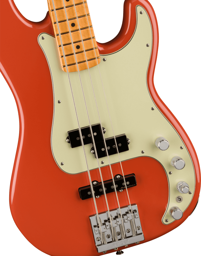 Fender Player Plus Precision Bass, Maple Fingerboard, Fiesta Red