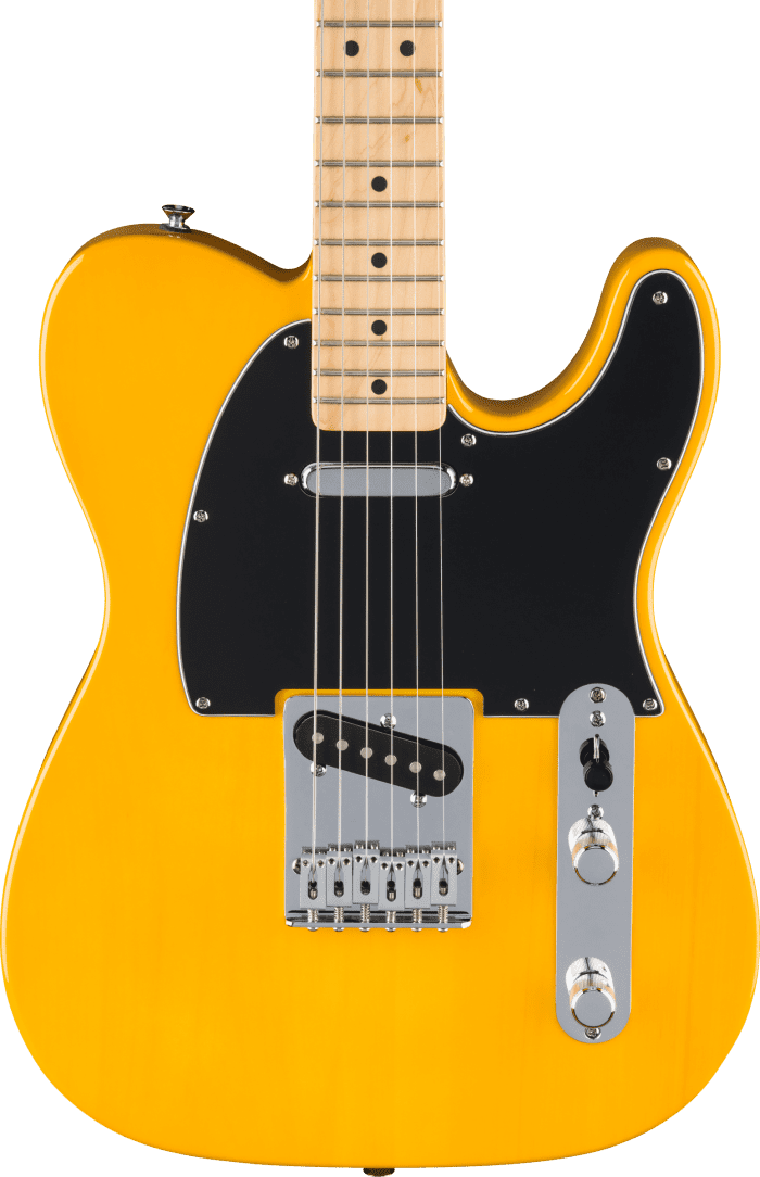 Fender Standard Telecaster, Maple Fingerboard, Black Pickguard, Butterscotch Blonde