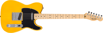 Fender Standard Telecaster, Maple Fingerboard, Black Pickguard, Butterscotch Blonde