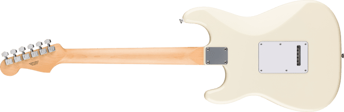 Fender Standard Stratocaster, Maple Fingerboard, White Pickguard, Olympic White