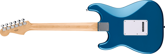 Fender Standard Stratocaster, Laurel Fingerboard, White Pickguard, Aqua Marine Metallic