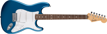 Fender Standard Stratocaster, Laurel Fingerboard, White Pickguard, Aqua Marine Metallic