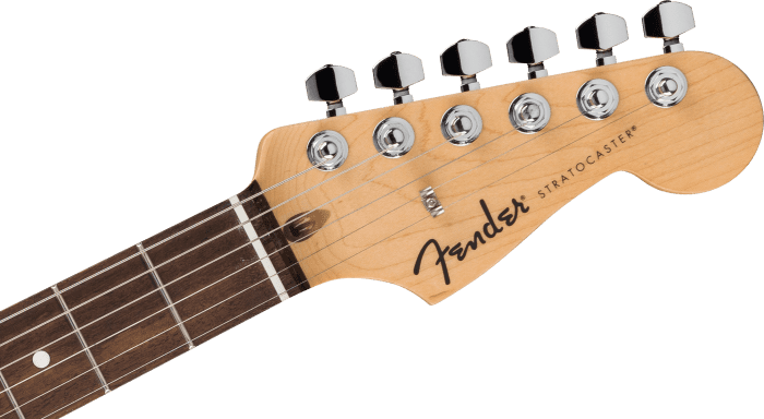 Fender Standard Stratocaster, Laurel Fingerboard, White Pickguard, Aqua Marine Metallic