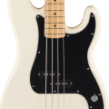 Fender Standard Precision Bass, Maple Fingerboard, Black Pickguard, Olympic White