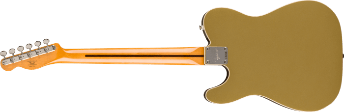 Fender Classic Vibe Custom Telecaster SH with Bigsby, Parchment Pickguard, Aztec Gold