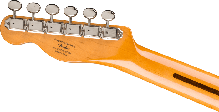 Fender Classic Vibe Custom Telecaster SH with Bigsby, Parchment Pickguard, Aztec Gold