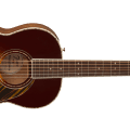 Fender PS-220E Parlor, Ovangkol Fingerboard, 3-Tone Vintage Sunburst