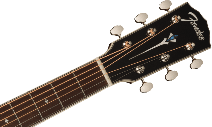 Fender PS-220E Parlor, All Mahogany, Ovangkol Fingerboard, Aged Cognac Burst