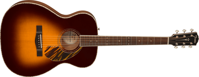 Fender PO-220E Orchestra, Ovangkol Fingerboard, 3-Tone Vintage Sunburst