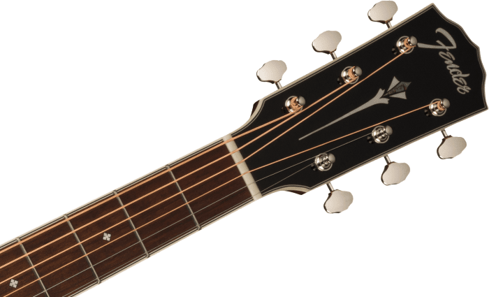Fender PO-220E Orchestra, Ovangkol Fingerboard, 3-Tone Vintage Sunburst