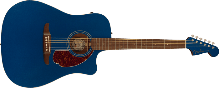 Fender Redondo Player, Walnut Fingerboard, Tortoiseshell Pickguard, Lake Placid Blue
