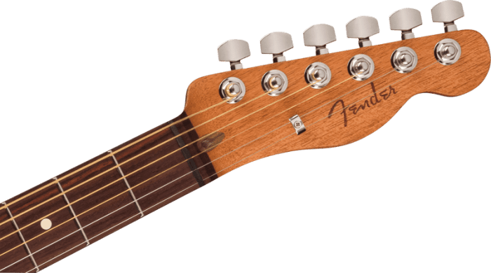 Fender Acoustasonic Player Telecaster, Rosewood Fingerboard, Sea Foam Green