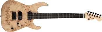 Charvel Pro-Mod DK24 HH HT E Mahogany with Poplar Burl, Ebony Fingerboard, Desert Sand