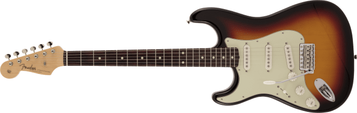 Fender Made in Japan Traditional 60s Stratocaster, Left-Handed, Rosewood Fingerboard, 3-Color Sunburst