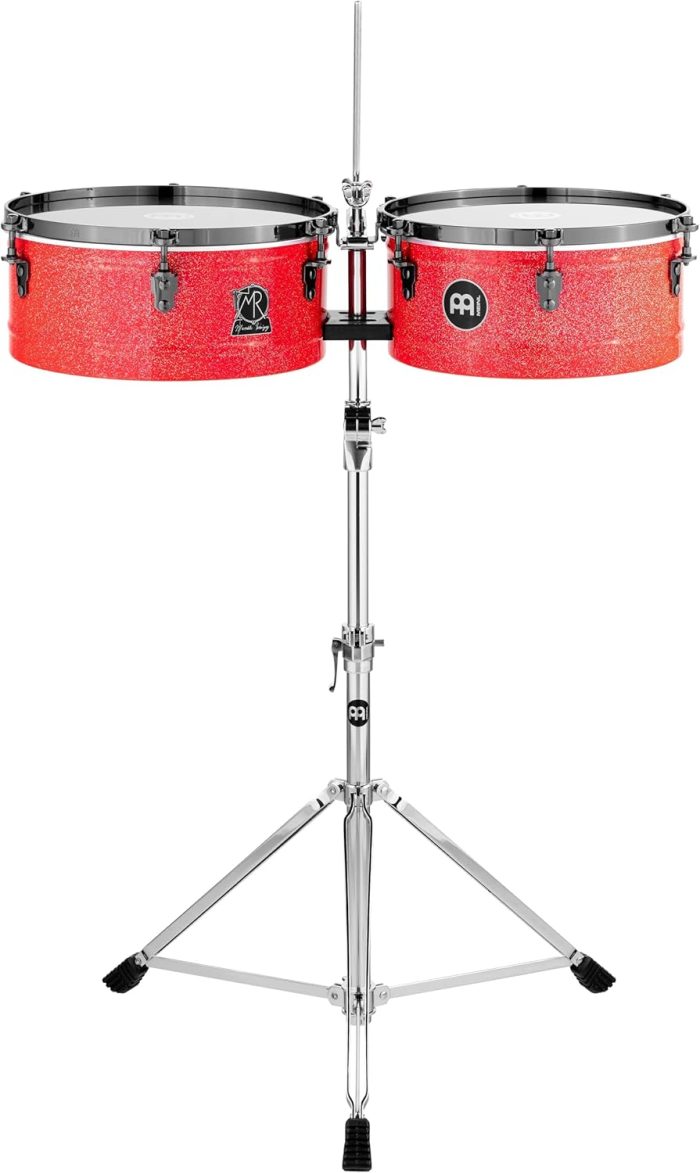 Meinl MR1415 14'' & 15'' Manolito Rodriguez Signature Timbales, Atomic Red