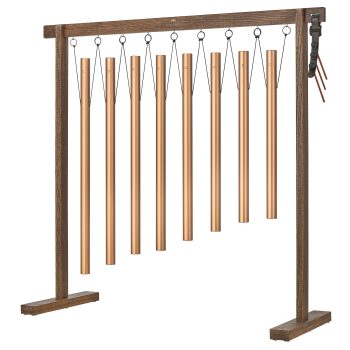 Meinl SBTSETM Sound Bath Tube Chimes Set, 8 Pcs.