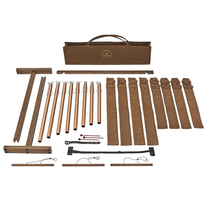 Meinl SBTSETM Sound Bath Tube Chimes Set, 8 Pcs.