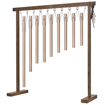 Meinl SBTSETSOL Sound Bath Tube Chimes Solfeggio Set, 9 Pcs.