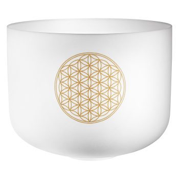 Meinl PCSB16FOL Planetary Tuned Crystal Singing Bowl 16", Flower of Life