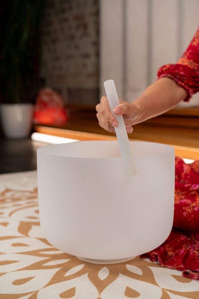 Meinl CSBM12A3 Crystal Singing Bowl 12, 440Hz, Brow Chakra G3