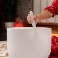 Meinl CSBM14E3 Crystal Singing Bowl 14, 440Hz, Solar Plexus Chakra E3
